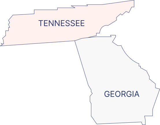 States Coverage Boundary Map Layout