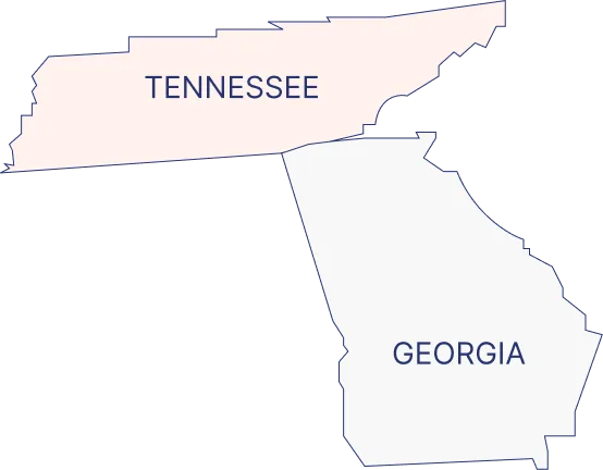 States Coverage Boundary Map Layout
