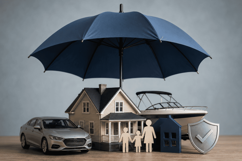 An image illustrating the Insurance protection vs value growth comparison