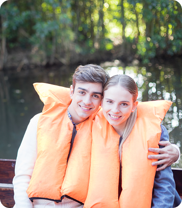 Couple Boat Coverage