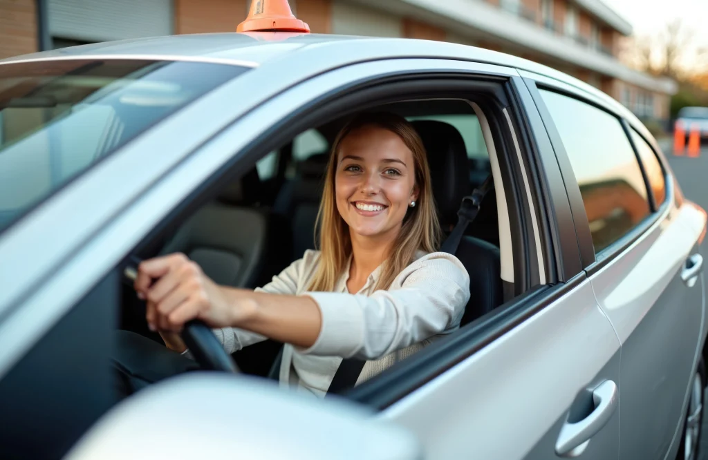 Parent reviewing auto insurance coverage with a teen driver, focusing on liability limits and accident forgiveness before the school year.